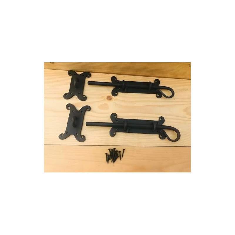 Cast Iron Antique Style Durable Vintage 2 Large Iron Locks