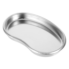 Ciieeo Stainless Steel Tattoo Tray Ergonomic Design Compact Kidney Shape Organizer for Tattoo Artists Portable Tool Holder for Efficient Workspace and Enhanced Workflow
