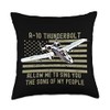 Funny A10 Thunderbolt Warthog BRRRRRT Throw Pillow