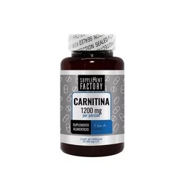 Natsa Supplement Factory Carnitina 600 Mg 60 Capsulas