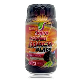 Suplemento Maca Negra Peruana 100% Extracto 72 Cápsulas 500mg Natural