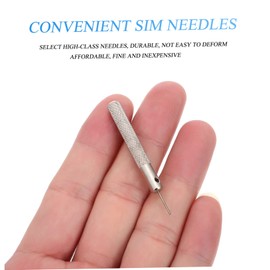 KICHOUSE 10Pcs Sim Card Ejector Tool Durable Sim Tray Remover Needles Easy to Use Phone Sim Removal Pins for All Models for Performance