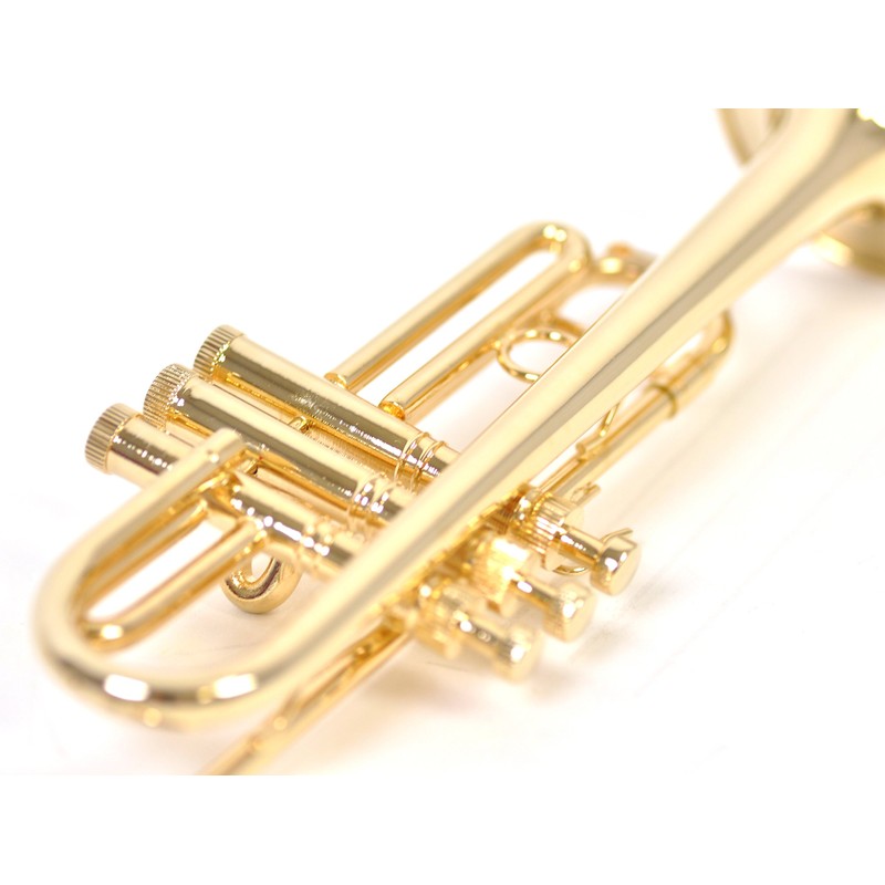 Sunrise Sound House Miniature Musical Instrument Trumpet 1/4 Gold