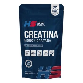 Creatina Monohidratada 300gr Hero Sport Sabor Sin sabor                                                                                               