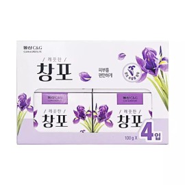 Changpo 깨끗한 비누 100g 창포 크리오 4개입 TWB8C79F Pure Soap 100g Changpo Creio 4 Pieces TWB8C79F