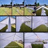 PartyVillage 20ftx40ft White Ceiling Curtain for Wedding Parties – 4