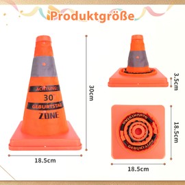 Gift 30th Birthday Man, Safety Cone, Birthday Gift for Men 30, 30 Gifts, Decorative Party Accessories, for Boy, Dad, Husband (30th Birthday)