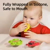 Ascnduup Suction Cup Spinner Toys for Babies - All Silicone