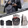 FOSOTO Waterproof SLR Camera Shoulder Bag, black, shoulder bag