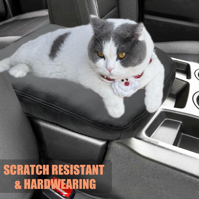 ANMOSVO Center Console Armrest Cover for Chevy Silverado GMC Sierra