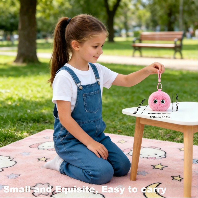 QINDODIGO Portable AI Smart Cute Plush Toys, Deep Memory, Intelligent