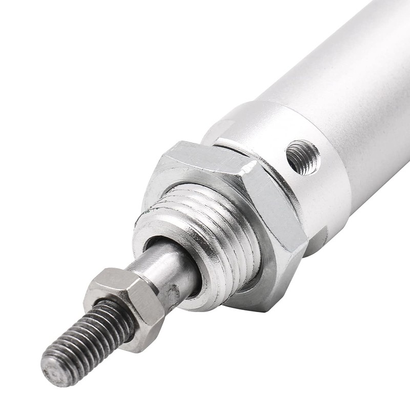 Heschen Pneumatic Slim Air Cylinder, MAL 16-100, M5 Port, 16mm