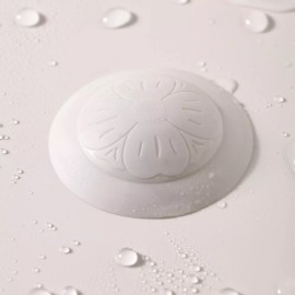 SlipX Solutions Snug Plug Drain Stopper (1.5" Drain Hole) in White by SlipX Solutions