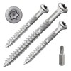 Terrace Screws with Decorative Head and TX Drive | Hardened