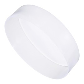 sourcing map 200mm(7 7/8") Rubber End Caps, Round Vinyl Plug Insert Plastic End Caps for Tubing, Fence, Pipe Post, Furniture, Railing, Clear