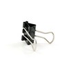 BAZIC Binder Clips Medium 1 1/4" (32mm) Black, Paper Clamps