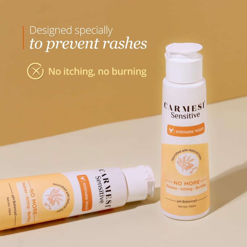 Carmesi Sensitive Intimate Wash | Enriched with Natural Oats |