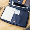 BSTKEY Multi-Functional A4 Document Bags Portfolio Organizer-Waterproof Travel Pouch Zippered