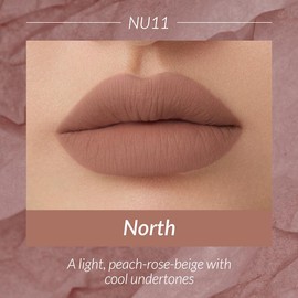 Kaleidos Cloud Lab Lip Clay™ | Velvety Matte, Lightweight & Long-Lasting, Rich & Buildable Color - Color: North
