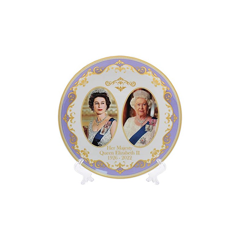 The Leonardo Collection Her Majesty Queen Elizabeth II Commemorative Plate
