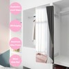 Hideaway Closet Mirror, Retractable Full Length Mirror, 51" x 16"