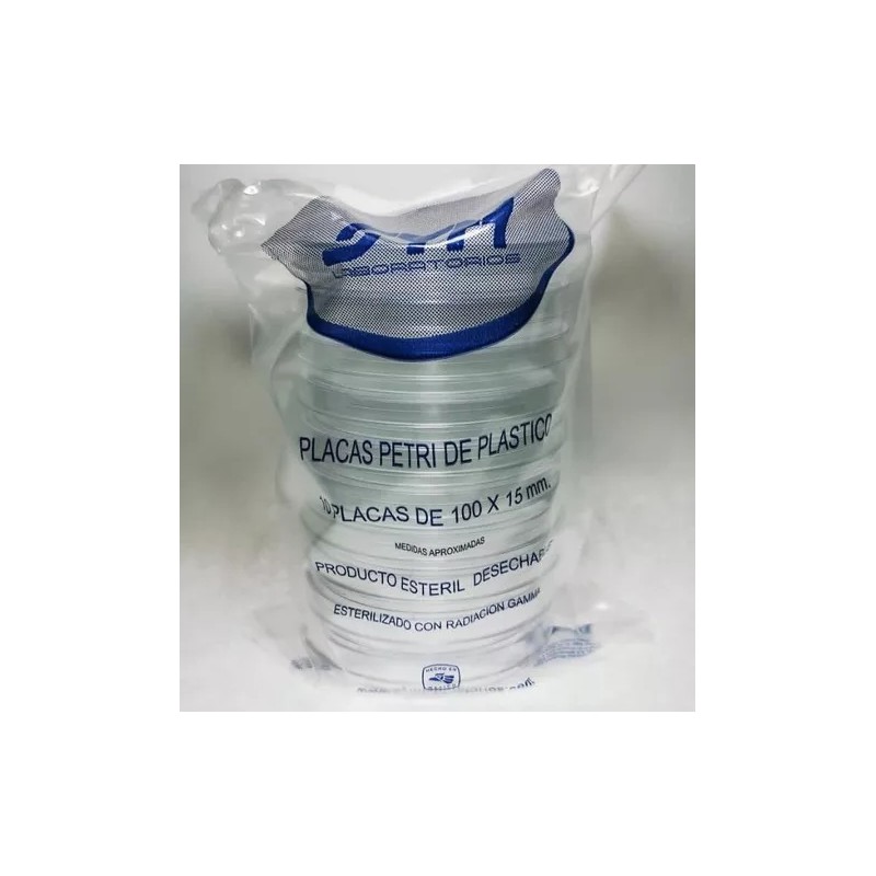 Sym-Lab Caja Petri Desechables 100 X 15mm Caja 180 Piezas