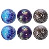 sourcing map 6Pcs Decorative Glass Balls 6cm Orbs Centerpiece Balls