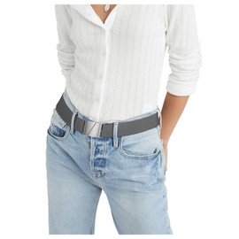 XZQTIVE No Show Women Invisible Elastic Belts Stretch Web Strap Belt for Jeans Pants Dresses with Flat Buckle