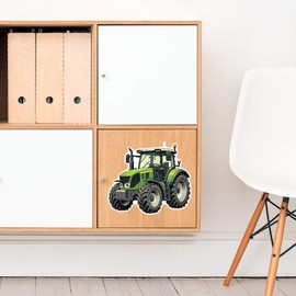 Azeeda Große 210mm 'Grüner Ackerschlepper' Permanente Aufkleber (DW00131066)