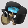 Outdoor Faucet Lock, Water Hose Bib Spigot Lock Black Cover