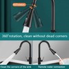 Kitchen Faucet Extender, 3-speed Rotating Faucet Nozzle with High-pressure Sprayer,