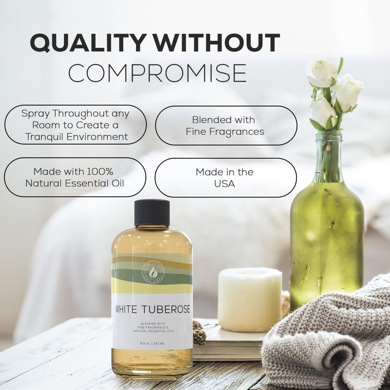 Aroma Country White Tuberose Luxury Diffuser Oil Refill & Fragrant