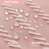 Siiluminisoy Extra Long Pink Boho Shower Curtain with White Tassel,