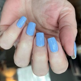 Color Street Nail Polish Strips APRIL SHOWERS (FMF039) FROST Periwinkle glitter