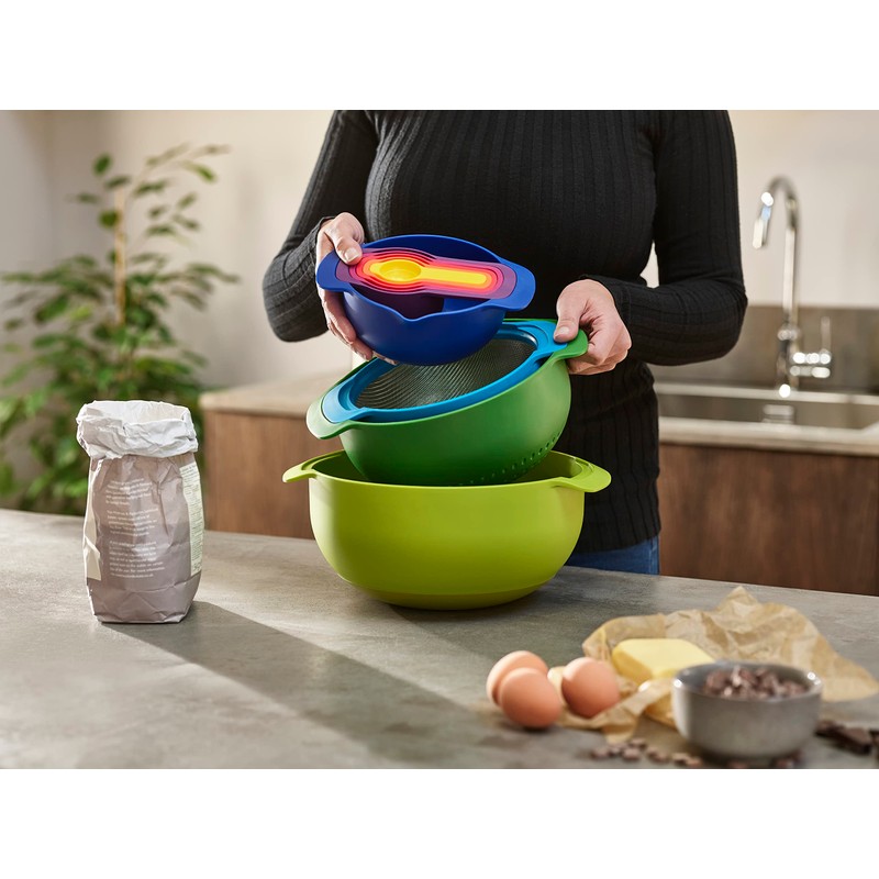Joseph Joseph Nest 9 Plus, 9 Piece Compact Food Preparation