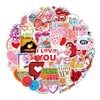 50 Pcs Love You Vsco Stickers, Waterproof Vinyl Stickers for