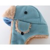 Connectyle Gorro de Invierno con Orejeras para niños pequeños, Azul