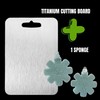 Pure Titanium Cutting Board With Sponge|Titanium Cutting Board For Cutting
