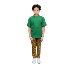 Access Unisex Kid's Short Sleeve School Uniform Pique Polo Kelly Green XL (18/20)