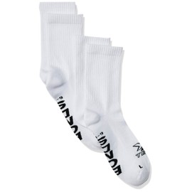 Bonds Men's X-Temp Crew Socks - 2 Pack, White (2 Pack), 6-10 / Medium