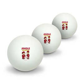 Year Without a Santa Claus Jingle Jangle Novelty Table Tennis Ping Pong Ball 3 Pack