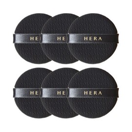 Hera black cushion puff 6 sheets / 헤라 블랙 쿠션 퍼프 6매