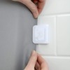 SlipX Solutions Adhesive Shower Splash Clips for Shower Curtains, Keeps