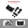 Linskip Rear Seat Cup Holder + Chargering Slot Organizer Compatible