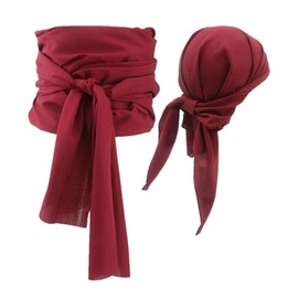 Pirate Hat Head Scarf | Cosplay Waist Belt Headband | Soft Accessory for Dress Up Parties, Stage Performances, and Role-Playing