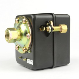 Interstate Pneumatics LF17-1H Pressure Switch - 3/8 Inch FPT Single Port - Internal Adjustable Switch - 175 PSI