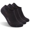 ZEALWOOD Merino Wool No Show Running Socks Winter Warm Low