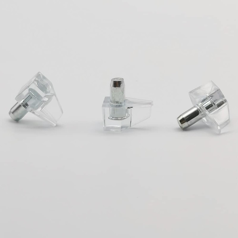 20PCS 5mm Shelf Support Peg Clear Plastic Cabinet Shelf Support