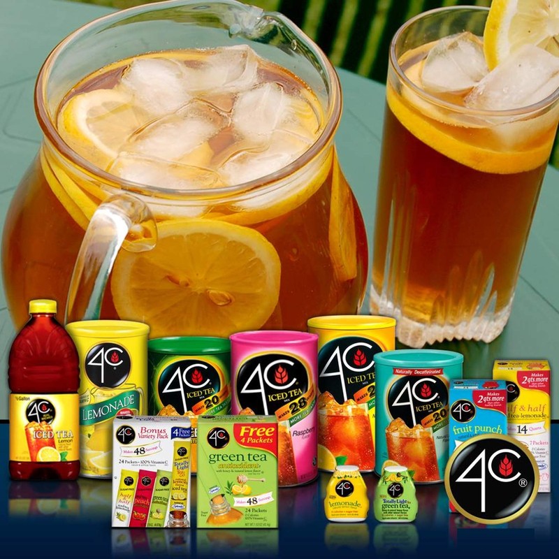 4C Powder Drink Mix Packets, Fruit Punch 1 Pack, 24