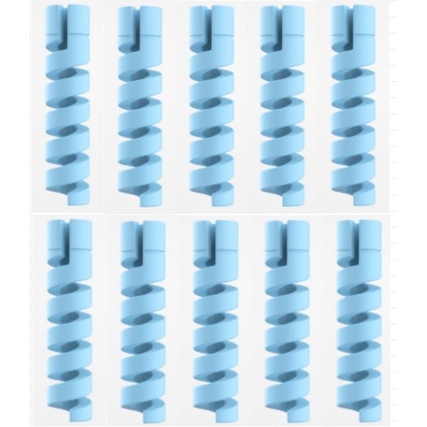 10 Pack Oxygen Tube Support Crimp Straightener for Portable Oxygen